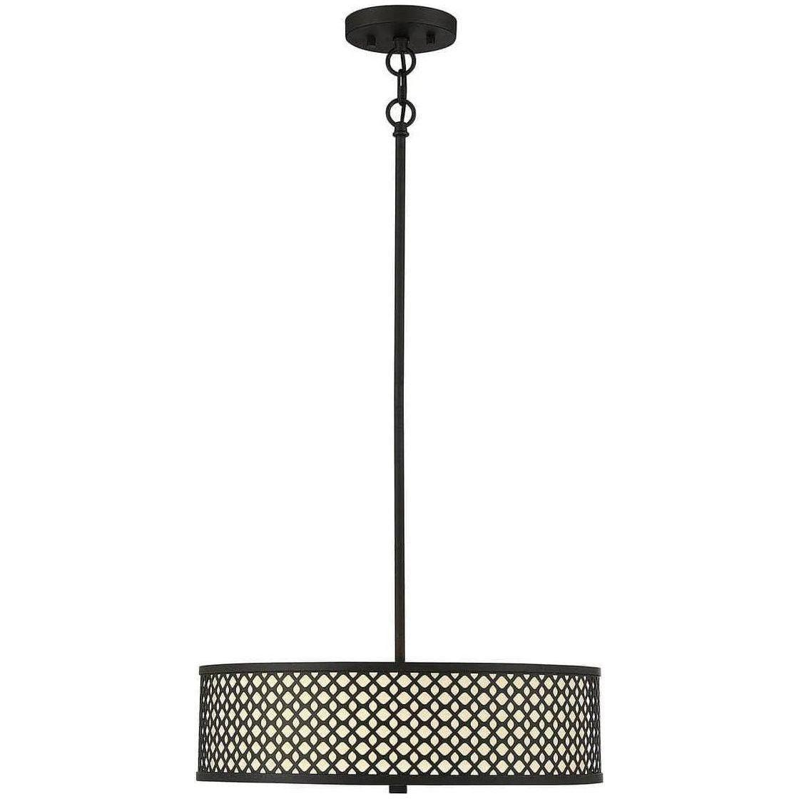 Meridian Lite Trends - Meridian Three Light Pendant - M70108MBK - Canada Light Shop