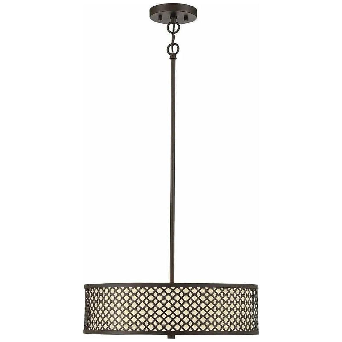 Meridian Lite Trends - Meridian Three Light Pendant - M70108ORB - Canada Light Shop