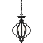 Meridian Lite Trends - Meridian Three Light Semi Flush Mount - M60055MBK - Canada Light Shop