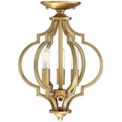 Meridian Lite Trends - Meridian Three Light Semi Flush Mount - M60055NB - Canada Light Shop
