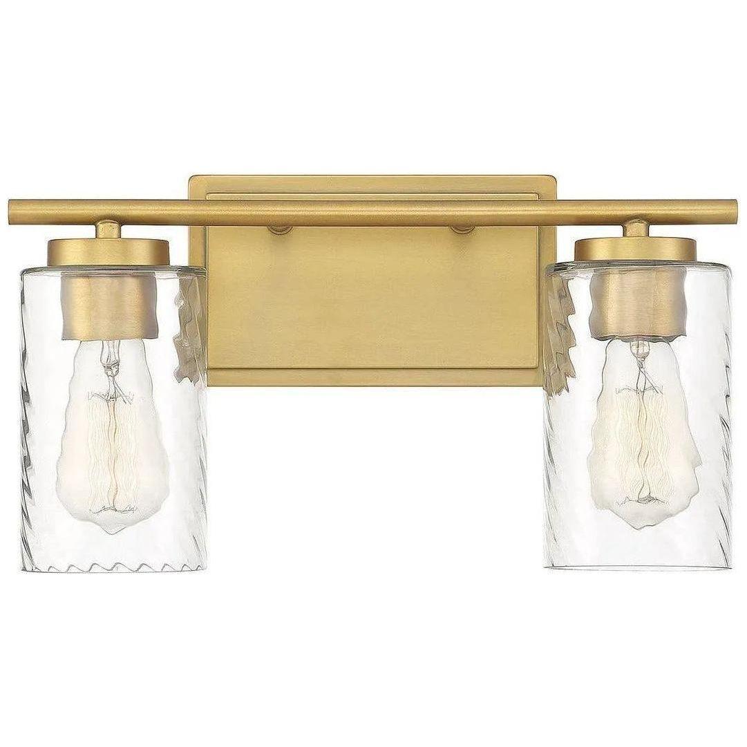 Meridian Lite Trends - Meridian Two Light Bath Bar - M80037NB - Canada Light Shop