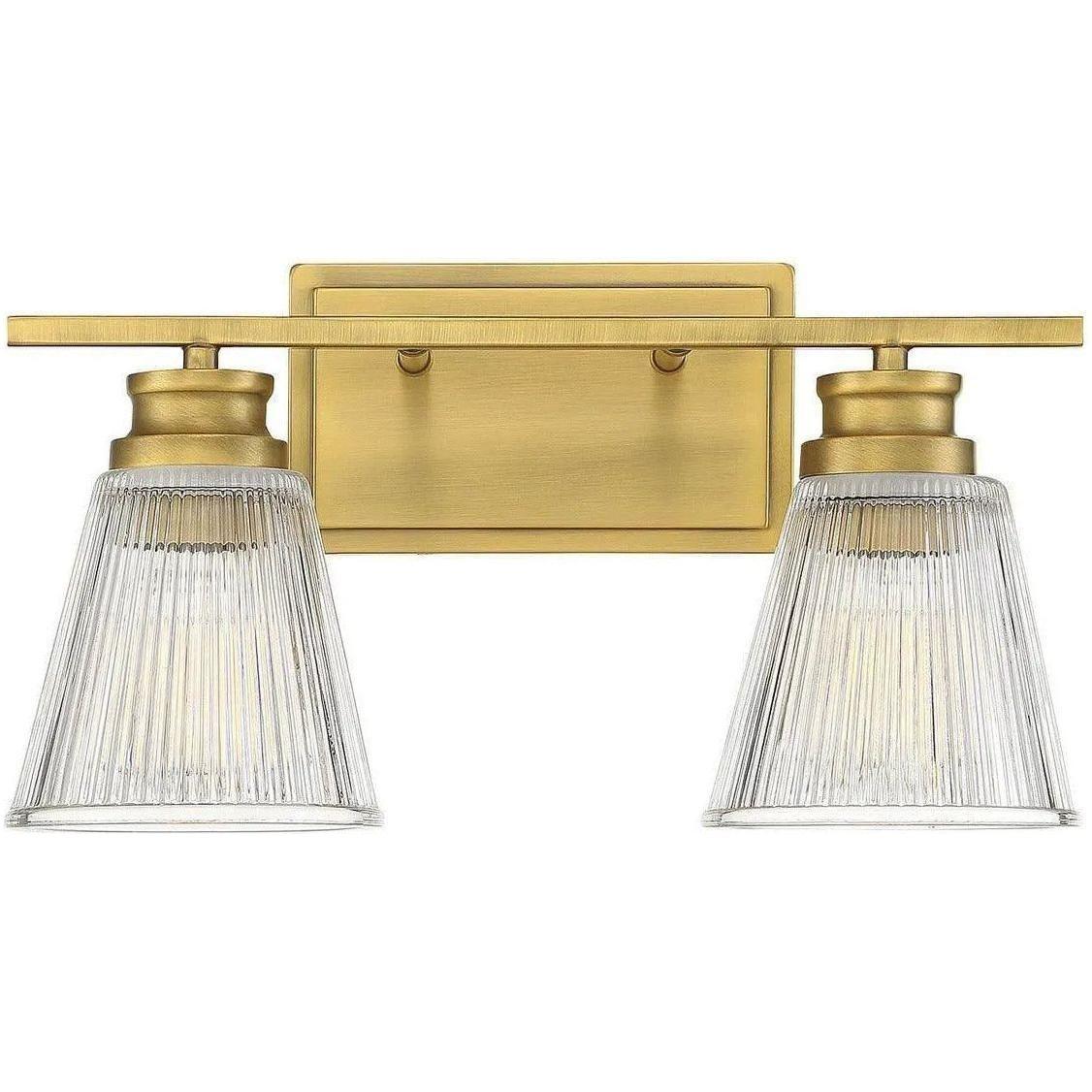 Meridian Lite Trends - Meridian Two Light Bath Bar - M80040NB - Canada Light Shop