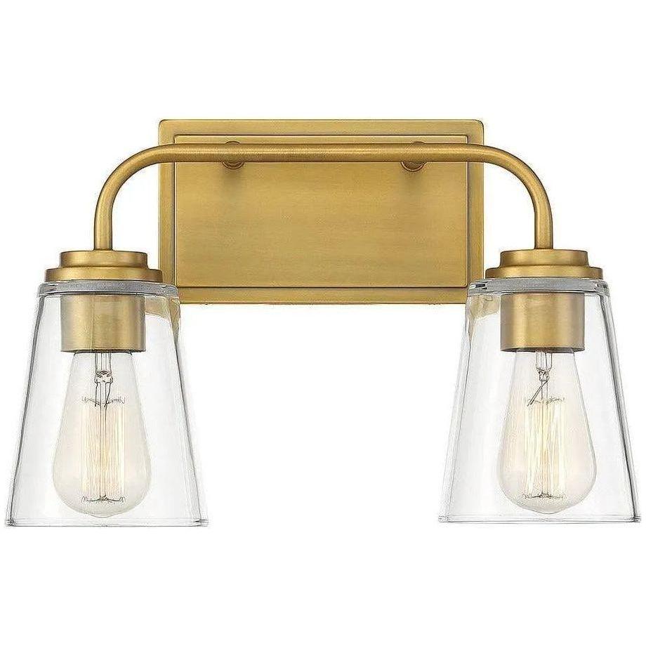 Meridian Lite Trends - Meridian Two Light Bath Bar - M80043NB - Canada Light Shop