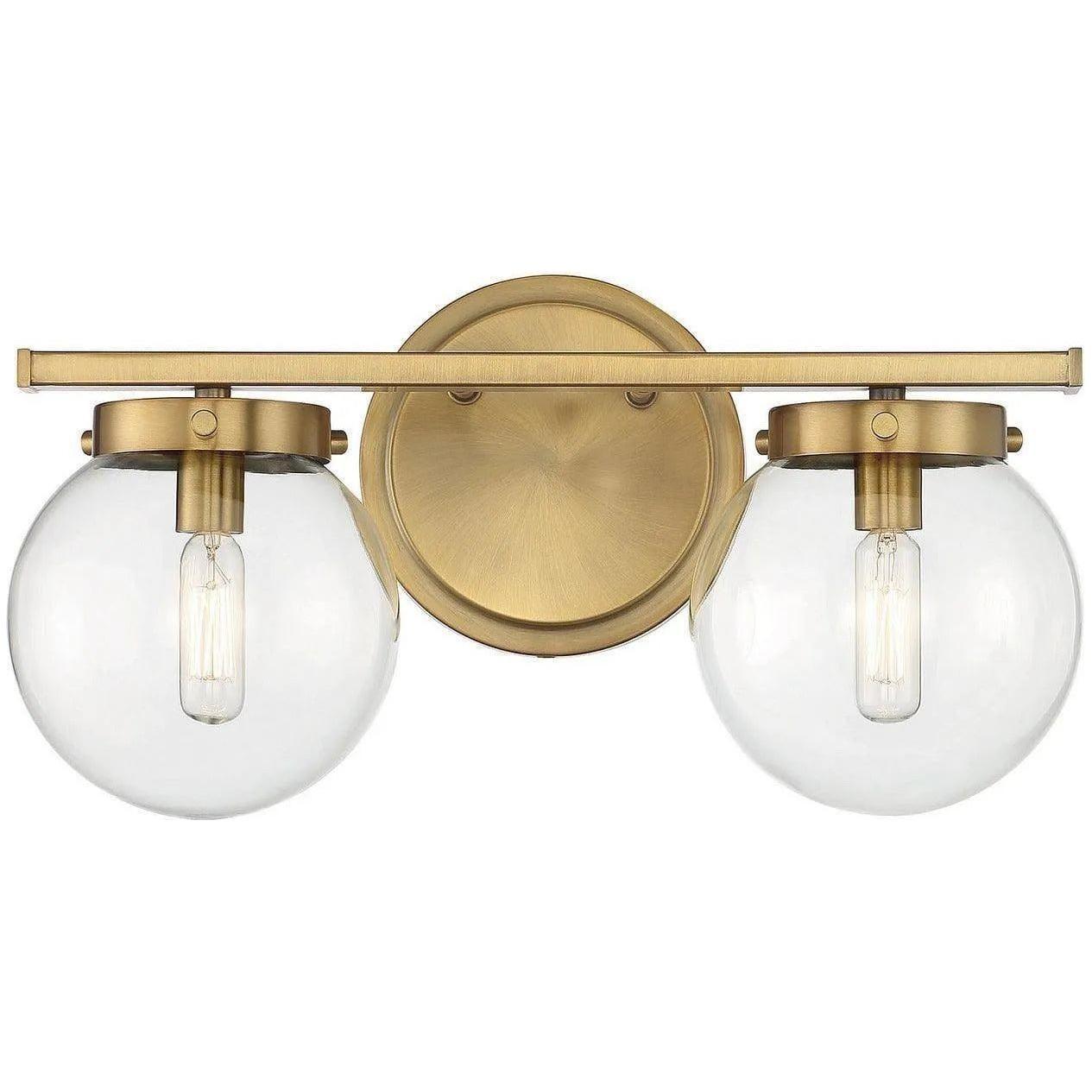 Meridian Lite Trends - Meridian Two Light Bath Bar - M80046NB - Canada Light Shop