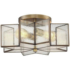 Meridian Lite Trends - Meridian Two Light Semi Flush Mount - M60004NB - Canada Light Shop