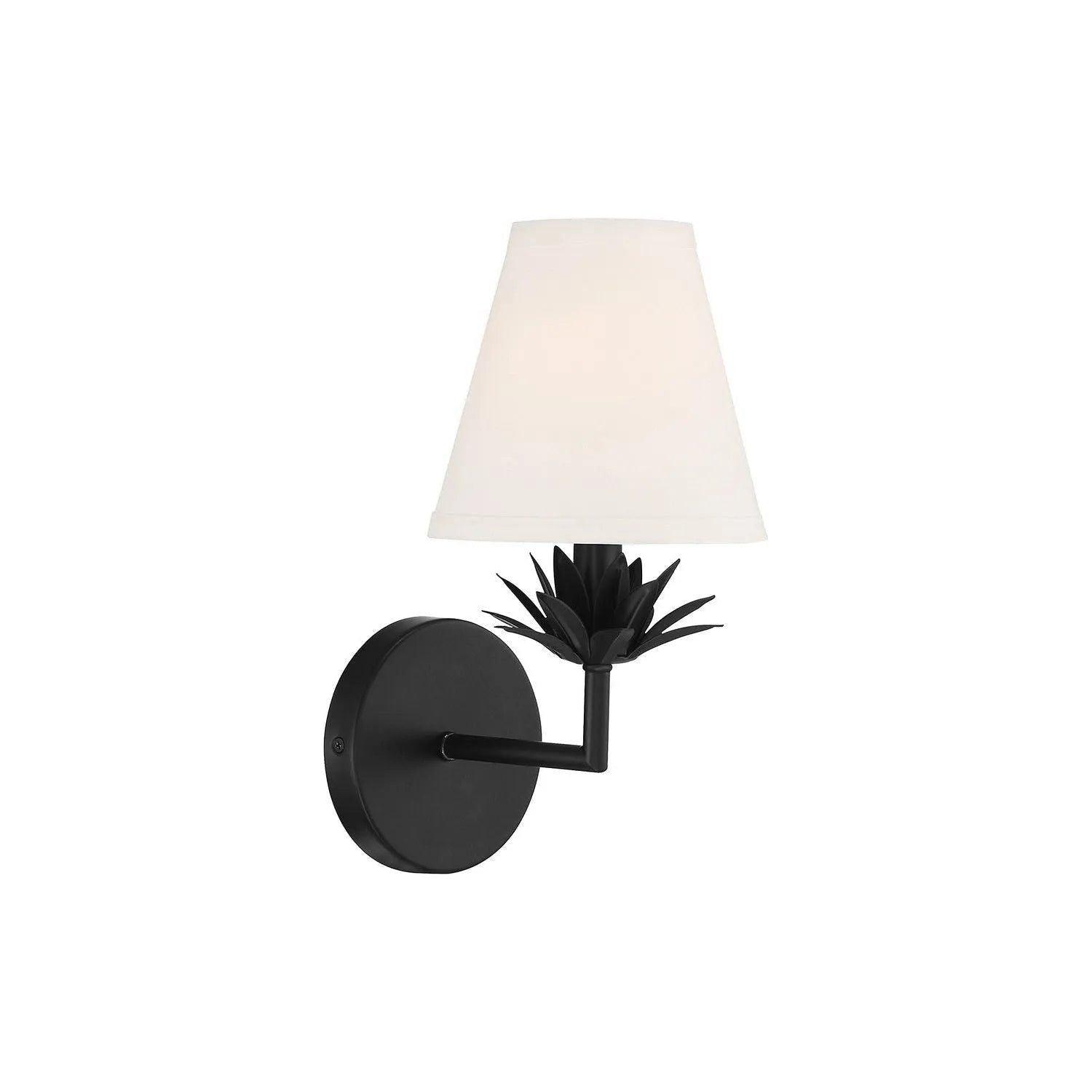 Meridian Lite Trends - Meridian Wall Sconce - M90078MBK - Canada Light Shop