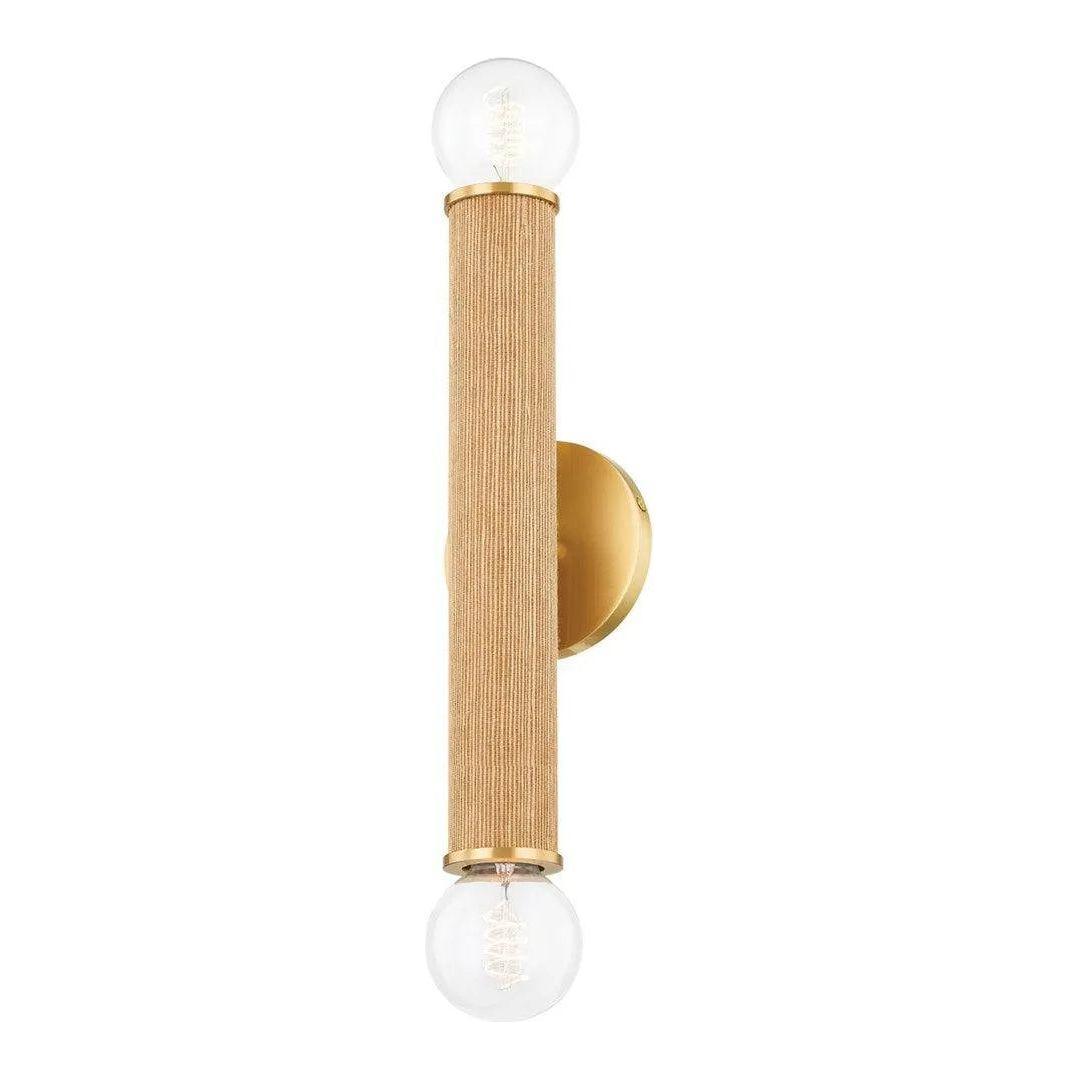 Mitzi - Amabella Double Wall Sconce - H650102-AGB - Canada Light Shop