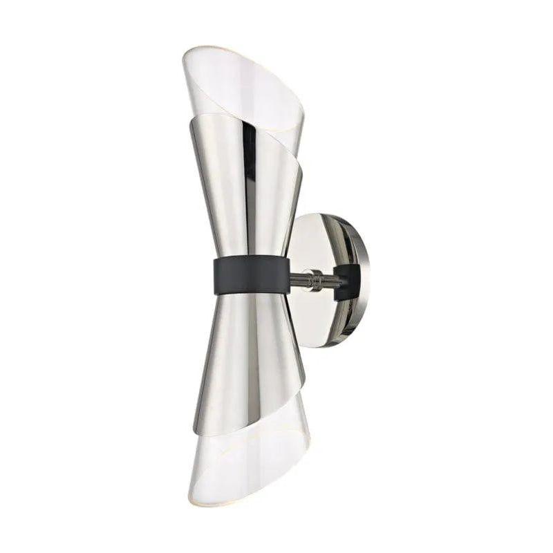 Mitzi - Angie LED Wall Sconce - H130101-AGB/BK - Canada Light Shop