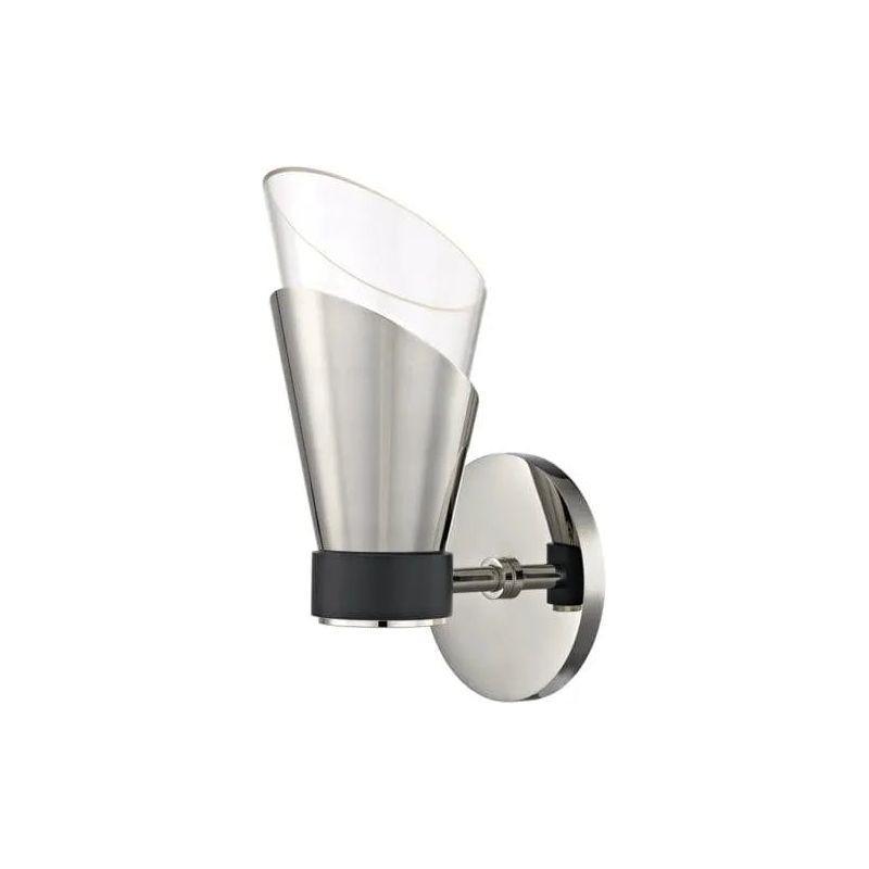 Mitzi - Angie LED Wall Sconce - H130101-PN/BK - Canada Light Shop