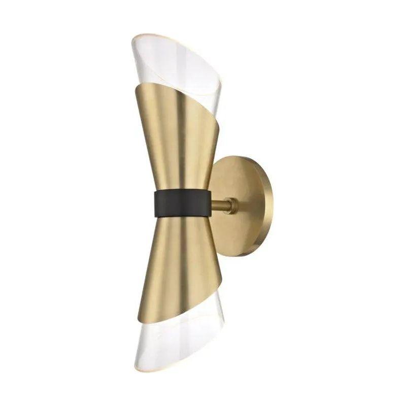 Mitzi - Angie LED Wall Sconce - H130102-AGB/BK - Canada Light Shop