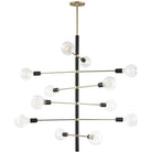 Mitzi - Astrid Chandelier - H178812-AGB/BK - Canada Light Shop