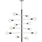 Mitzi - Astrid Chandelier - H178812-PN/BK - Canada Light Shop