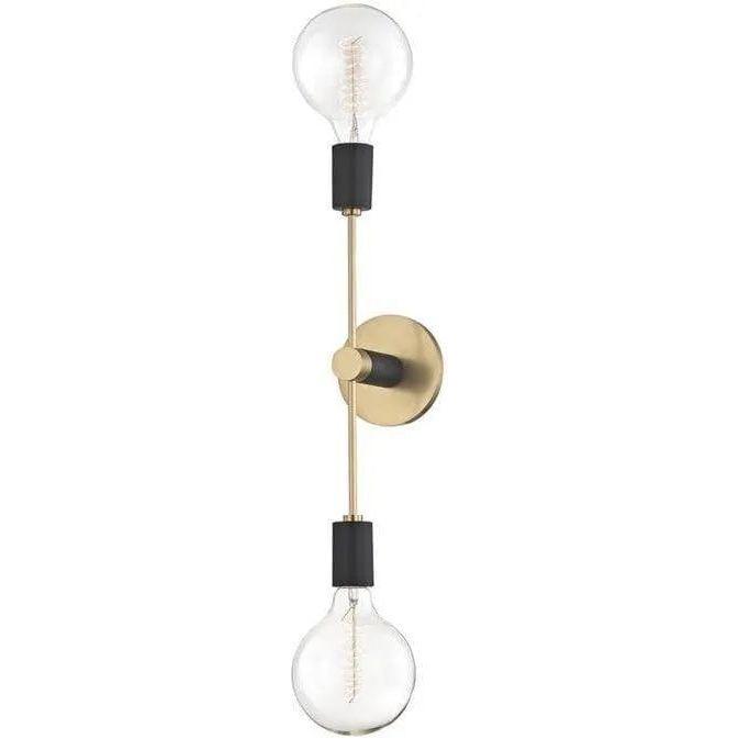 Mitzi - Astrid Wall Sconce - H178102-AGB/BK - Canada Light Shop