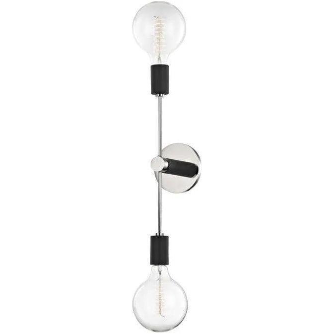 Mitzi - Astrid Wall Sconce - H178102-PN/BK - Canada Light Shop