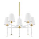 Mitzi - Banyan Chandelier - H759805-AGB/SWH - Canada Light Shop