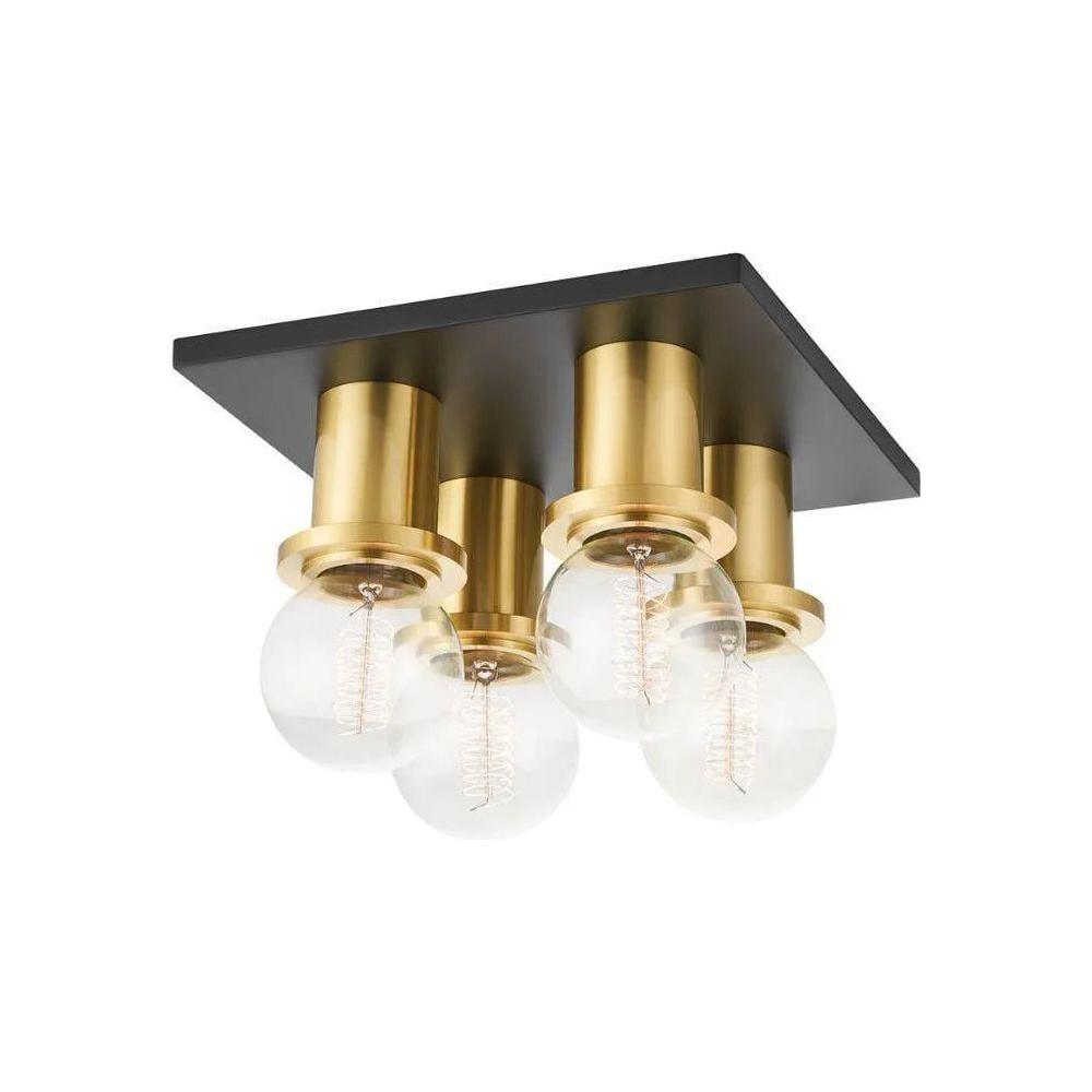 Mitzi - Brandi Flush Mount - H526504-AGB/SBK - Canada Light Shop