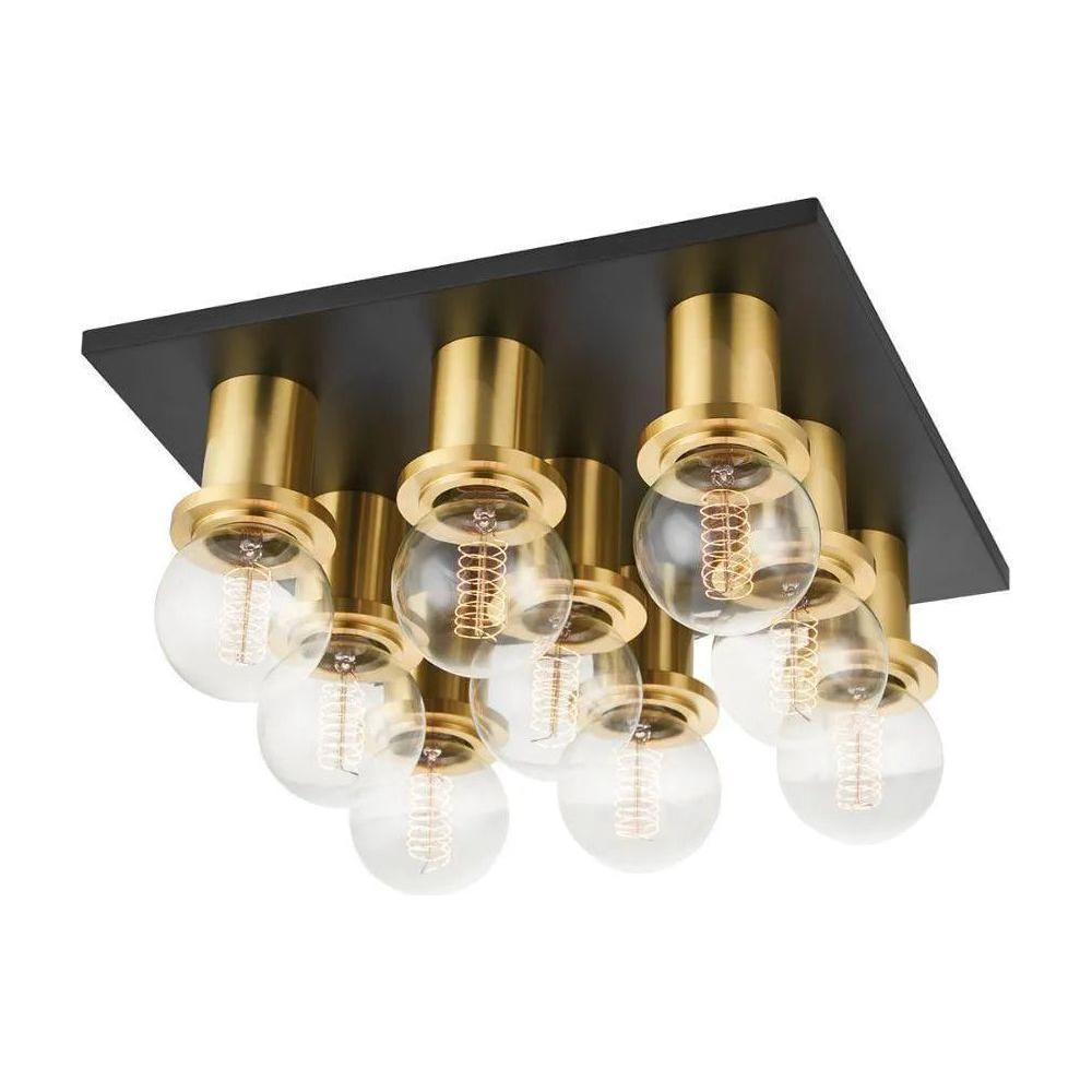 Mitzi - Brandi Flush Mount - H526509-AGB/SBK - Canada Light Shop