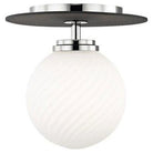 Mitzi - Ellis Flush Mount - H200501S-PN/BK - Canada Light Shop