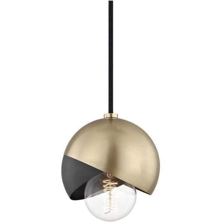 Mitzi - Emma Pendant - H168701-AGB/BK - Canada Light Shop