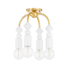 Mitzi - Flora Semi Flush Mount - H471604-AGB - Canada Light Shop
