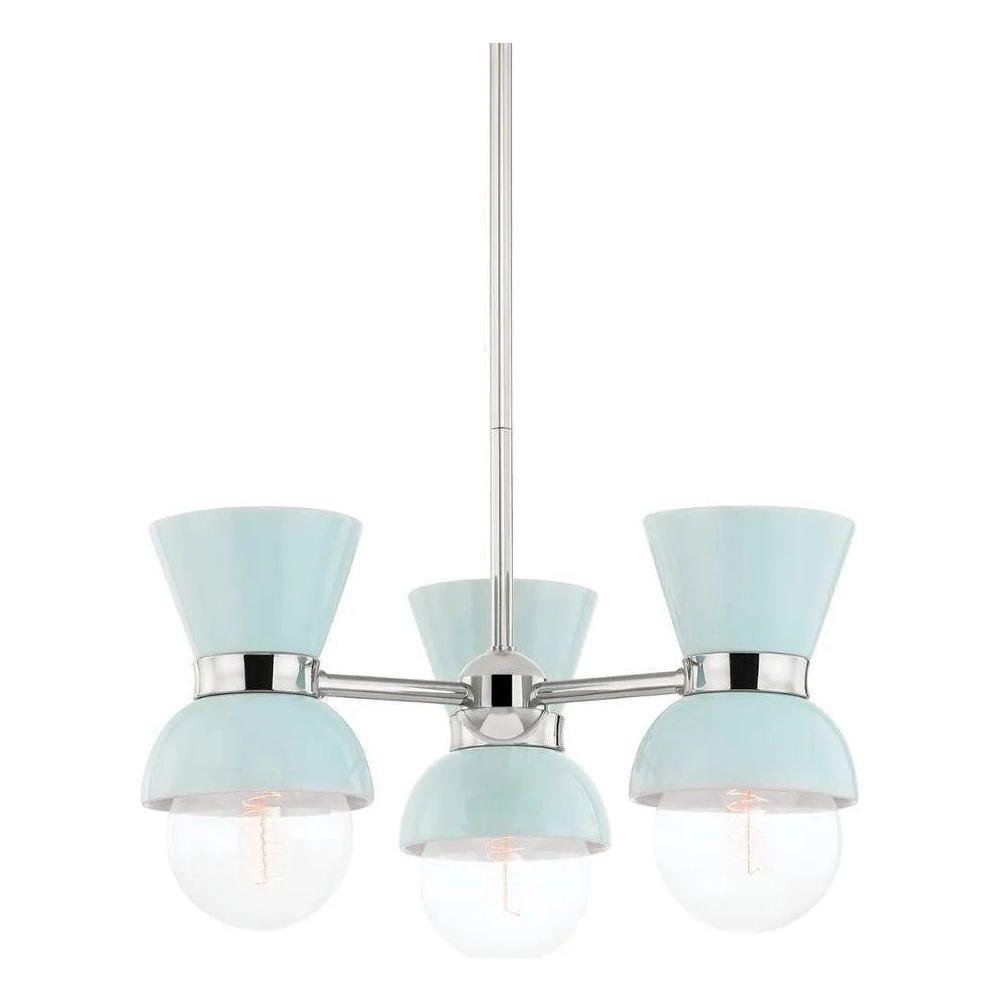 Mitzi - Gillian Semi Flush Mount - H469603-PN/CRB - Canada Light Shop