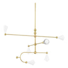 Mitzi - Hikari Chandelier - H681806-AGB/SWH - Canada Light Shop