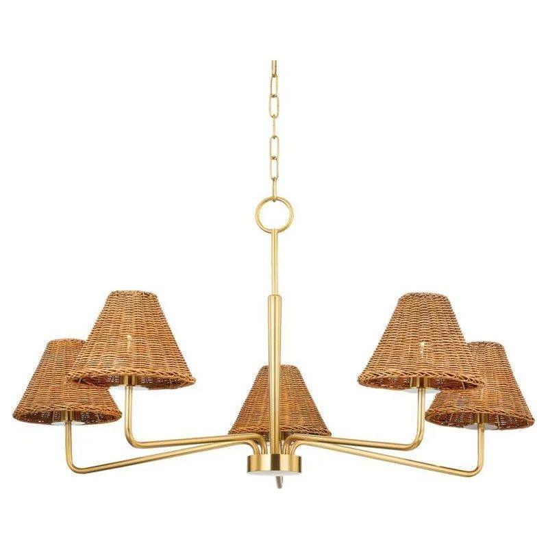 Mitzi - Issa Chandelier - H704805-AGB - Canada Light Shop