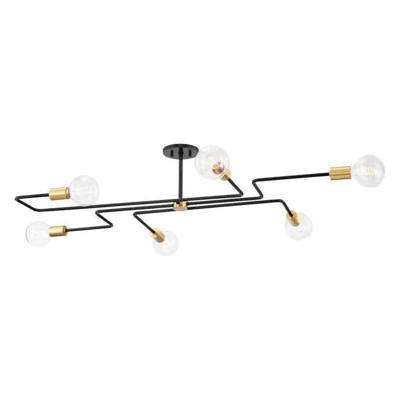 Mitzi - Jena Semi Flush Mount - H488606L-AGB/TBK - Canada Light Shop