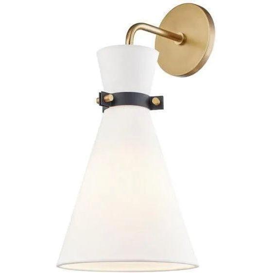 Mitzi - Julia Wall Sconce - H294101-AGB/BK - Canada Light Shop