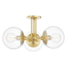 Mitzi - Meadow Triple Semi Flush Mount - H503603-AGB - Canada Light Shop