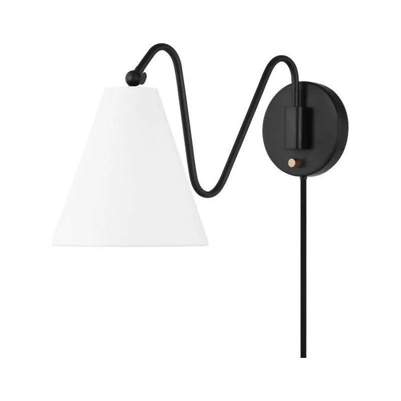 Mitzi - Onda Single Wall Sconce - HL699101-SBK - Canada Light Shop