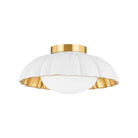 Mitzi - Penelope Flush Mount - H666501-AGB/CSW - Canada Light Shop