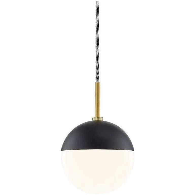 Mitzi - Renee Pendant - H344701-AGB/BK - Canada Light Shop