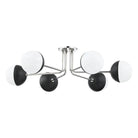 Mitzi - Renee Semi Flush Mount - H344606-PN/BK - Canada Light Shop