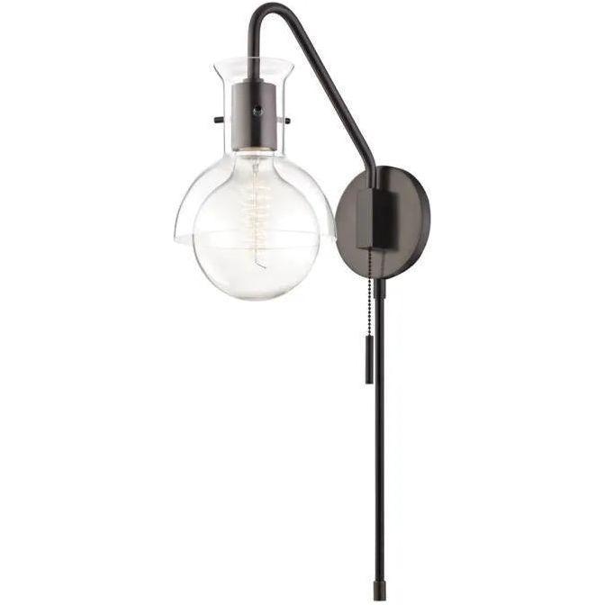Mitzi - Riley Plug-In Glass Wall Sconce - HL111101G-OB - Canada Light Shop