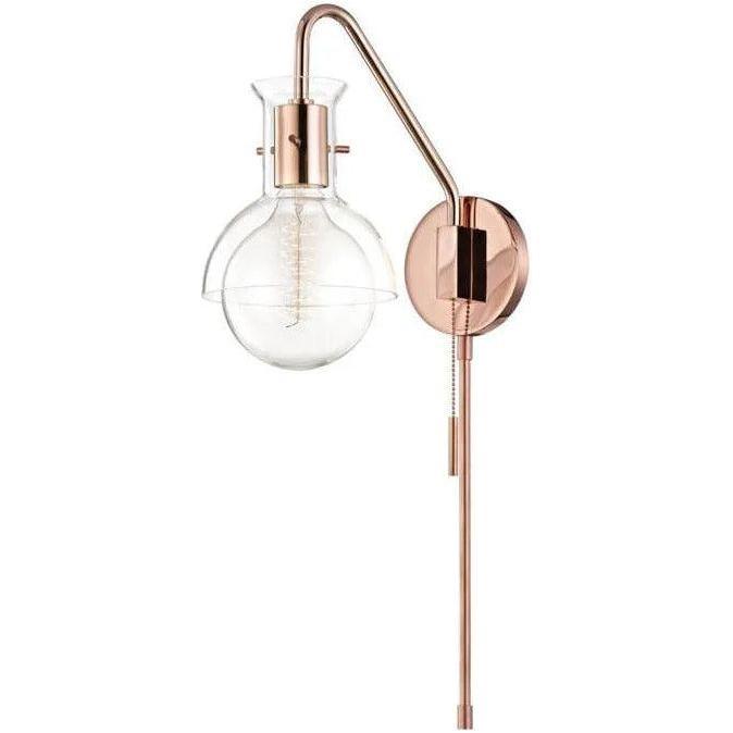 Mitzi - Riley Plug-In Glass Wall Sconce - HL111101G-POC - Canada Light Shop