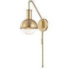 Mitzi - Riley Plug-In Wall Sconce - HL111101-AGB - Canada Light Shop