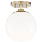 Mitzi - Stella Semi Flush Mount - H105601-AGB - Canada Light Shop