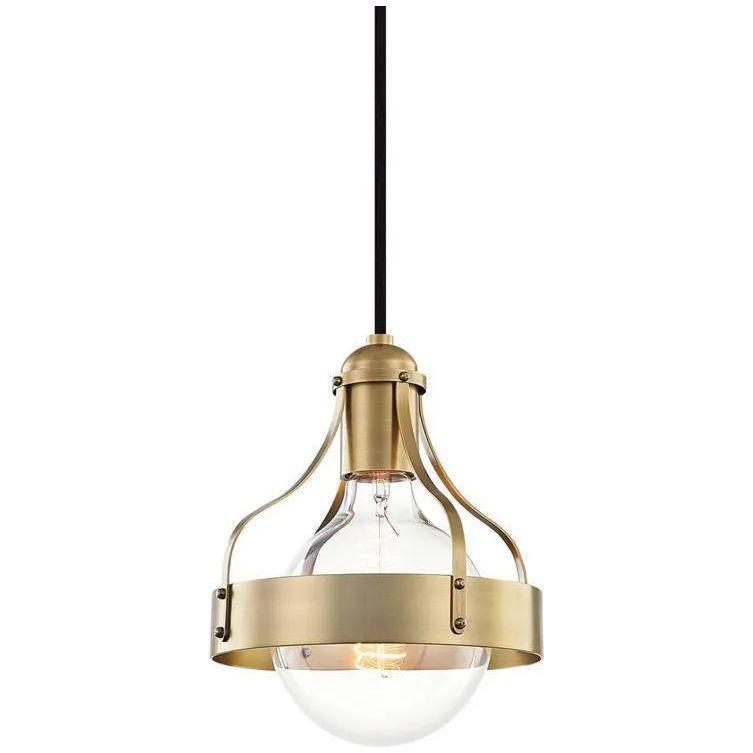 Mitzi - Violet Tube Pendant - H271701-AGB - Canada Light Shop