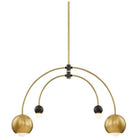 Mitzi - Willow Chandelier - H348804-AGB/BK - Canada Light Shop