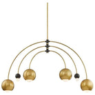 Mitzi - Willow Chandelier - H348806-AGB/BK - Canada Light Shop