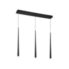 Modern Forms - Cascade LED Crystal Linear Pendant, 3-Light - PD-41703L-BK - Canada Light Shop