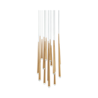 Modern Forms - Cascade LED Crystal Multi-Light Pendant, 15-Light - PD-41715R-AB - Canada Light Shop