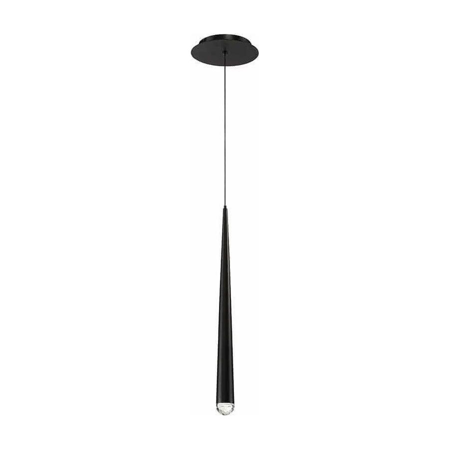 Modern Forms - Cascade LED Crystal Pendant - PD-41719-BK - Canada Light Shop