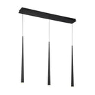 Modern Forms - Cascade LED Linear Pendant, 3-Light - PD-41803L-BK - Canada Light Shop