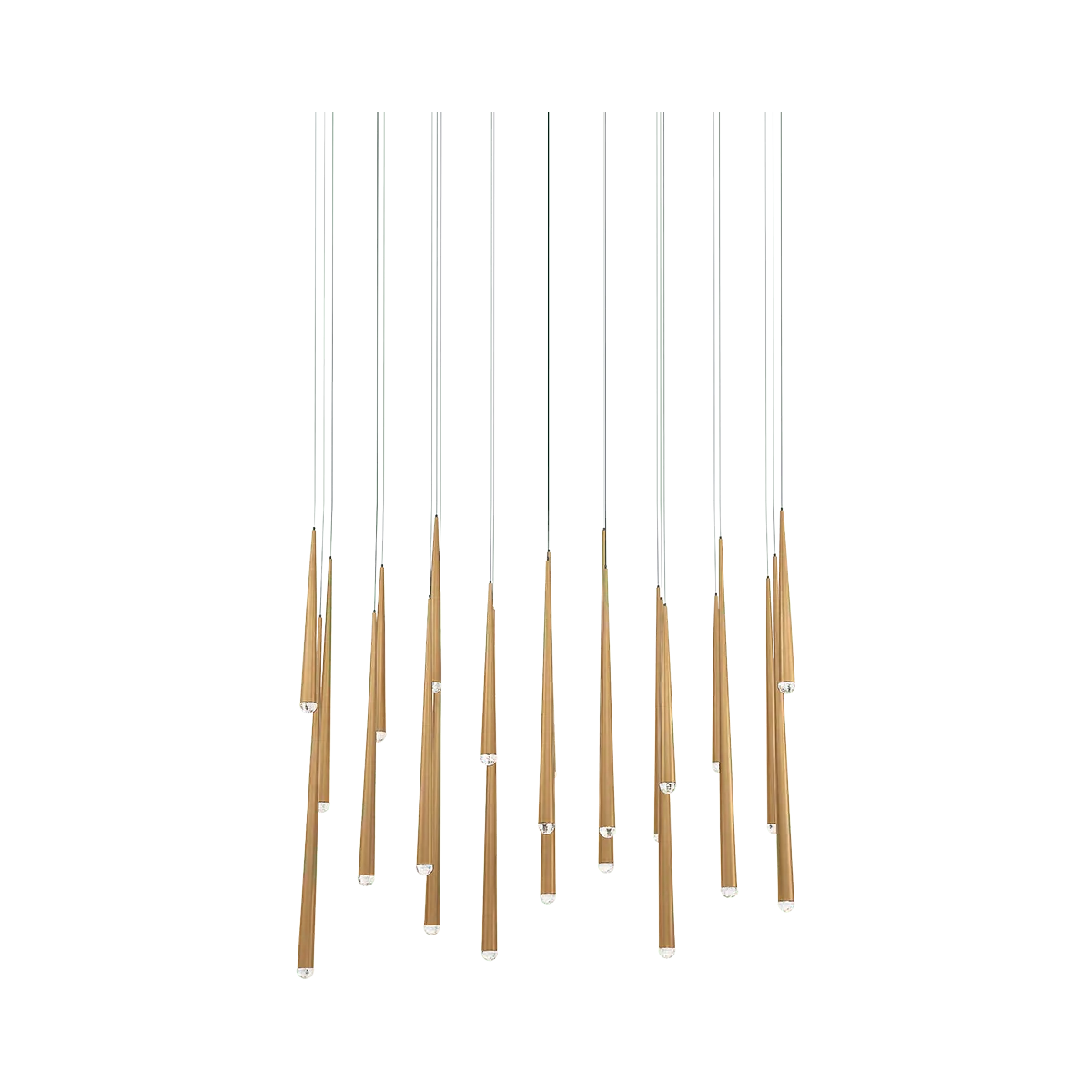 Modern Forms - Cascade LED Linear Pendant - PD-41814L-AB - Canada Light Shop