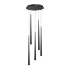 Modern Forms - Cascade LED Multi-Light Pendant, 5-Light - PD-41805R-BK - Canada Light Shop