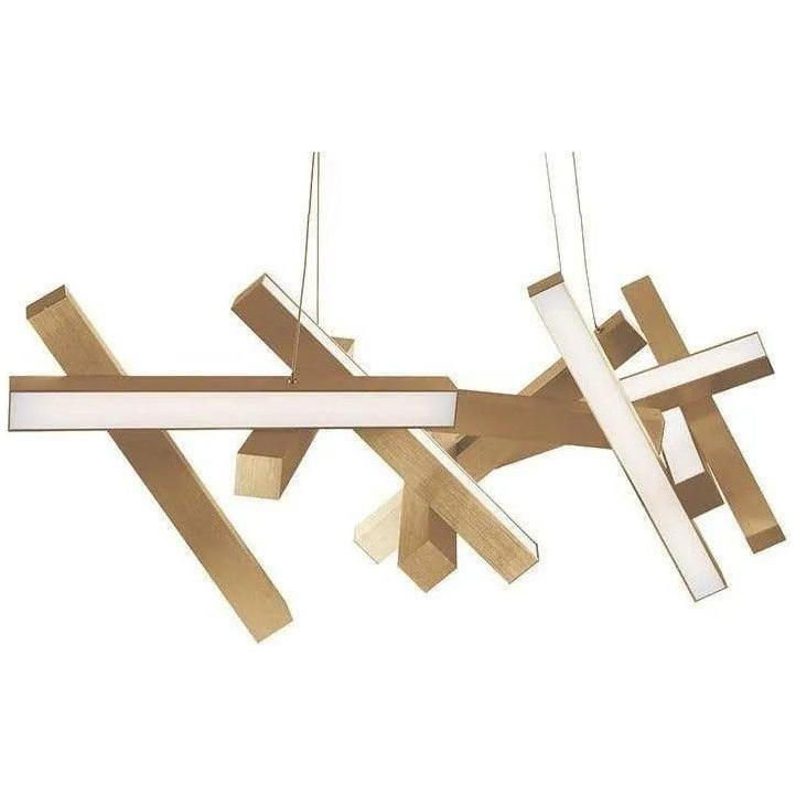 Modern Forms - Chaos LED Linear Pendant - PD-64848-AB - Canada Light Shop