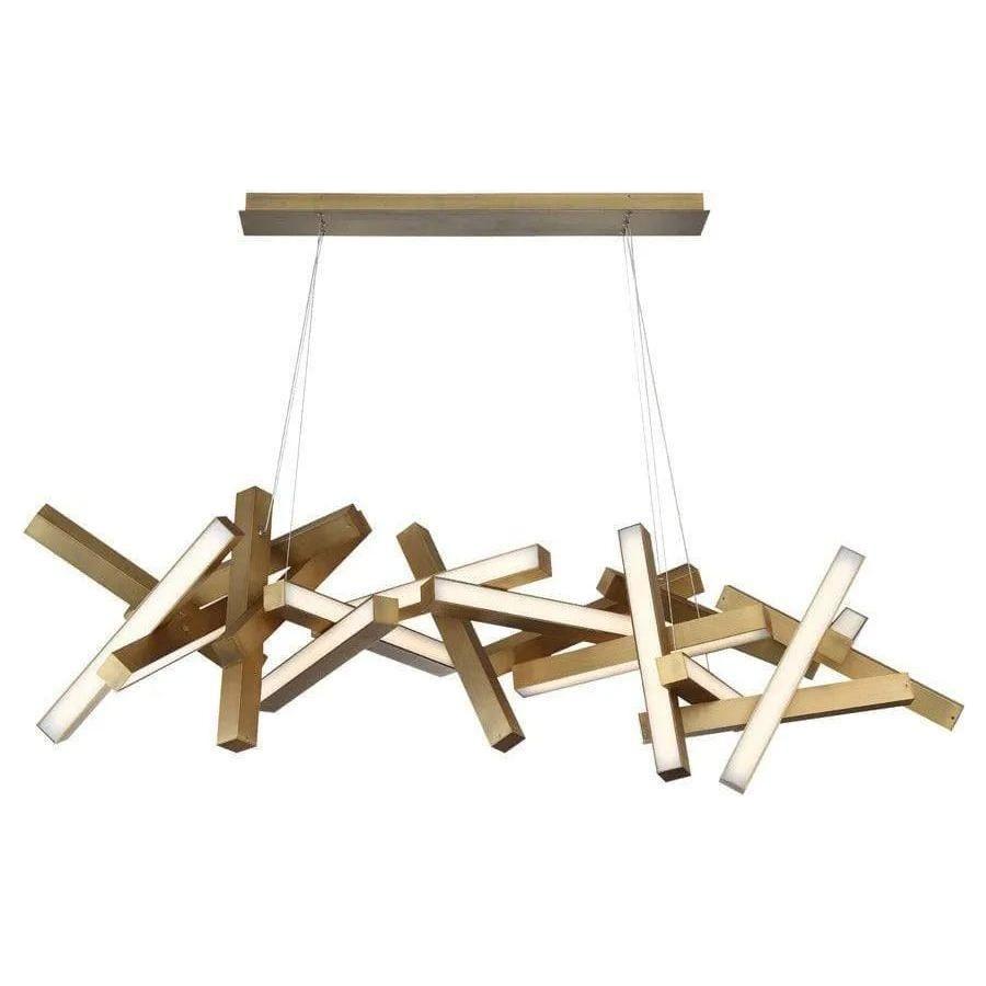Modern Forms - Chaos LED Linear Pendant - PD-64872-AB - Canada Light Shop