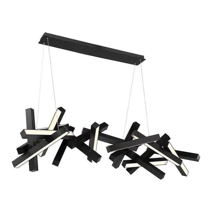 Modern Forms - Chaos LED Linear Pendant - PD-64872-BK - Canada Light Shop